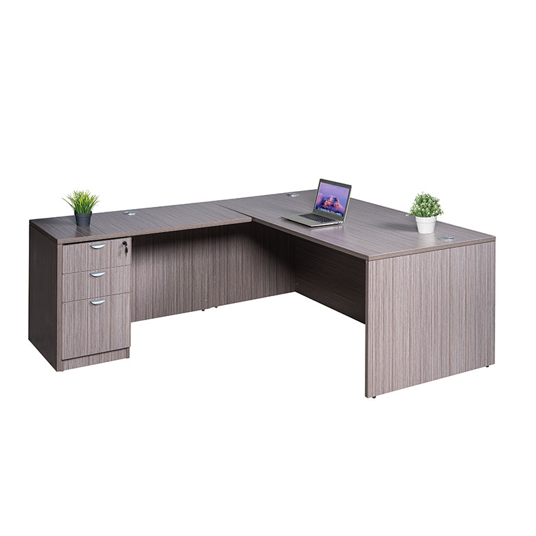 BOSS L-SHAPED DESK 72" X 78" DW