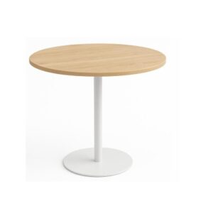Cavaletti Spin 28" Round Light Wood Table