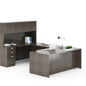 BOSS U-SHAPED DESK 72" X 102" w/Hutch DW